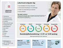 Tablet Screenshot of lakarhuset.com